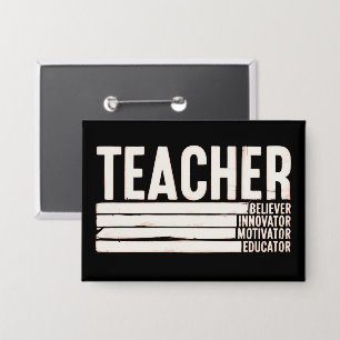 Teacher Life Back to School  Button