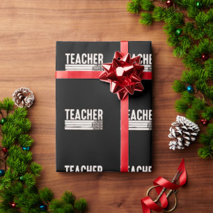 Teacher Life Back to School Wrapping Paper