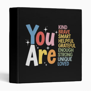 Teacher Life Be Kind Teaching School Students 3 Ring Binder