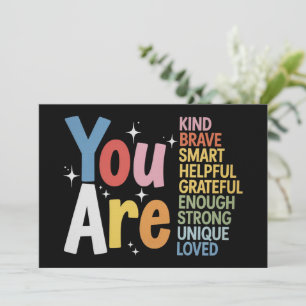 Teacher Life Be Kind Teaching School Students Invitation