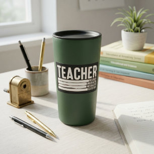 Teacher Life Believer Innovator Motivator Educator Rectangular Sticker