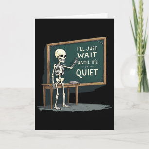 Teacher Life Funny Graphic Casual Soft Cotton Desi Card