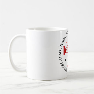Teacher Life Inspirational Typography Coffee Mug