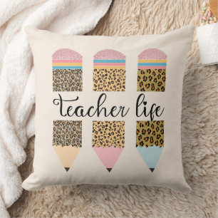 Teacher Life Throw Pillow