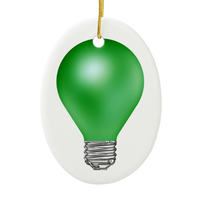 Teacher Light Bulb Christmas Tree Ornaments