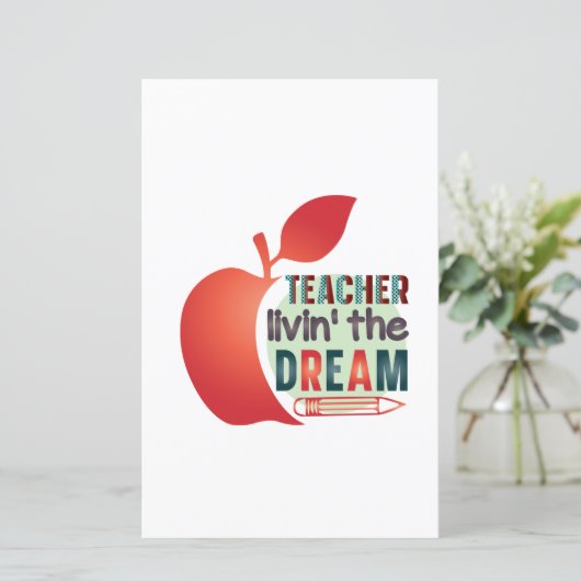 Teacher Living The Dream (Standing Front)