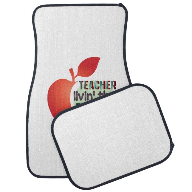 Teacher Living The Dream Car Floor Mat (Set)
