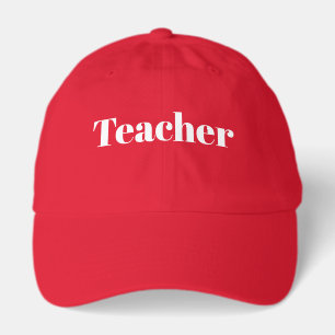 Teacher Logo Hat