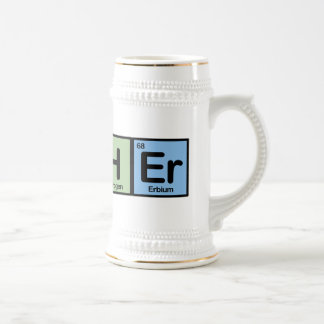 Teacher made of Elements Beer Stein