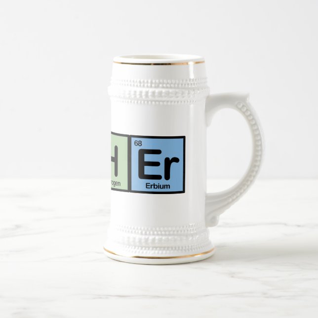 Teacher made of Elements Beer Stein (Right)