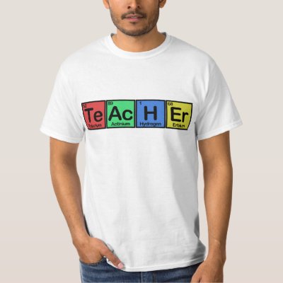 Teacher made of Elements colors T-Shirt