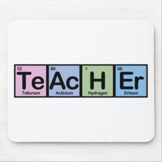 Teacher made of Elements Mouse Pad