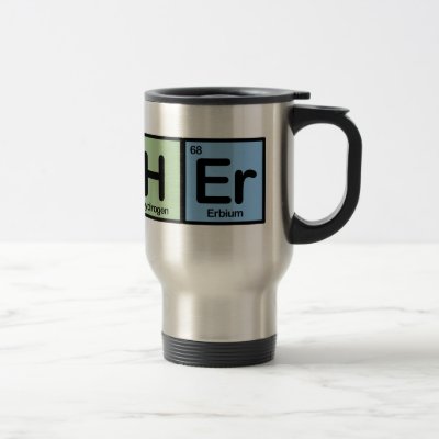 Teacher made of Elements Travel Mug