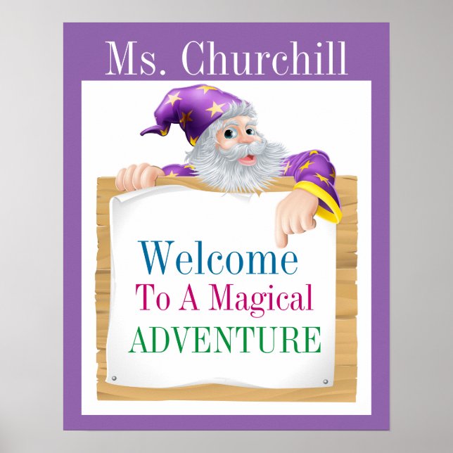 Teacher Magic Poster - SRF (Front)