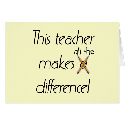 Teacher Makes a Difference T-shirts and Gifts (Front Horizontal)
