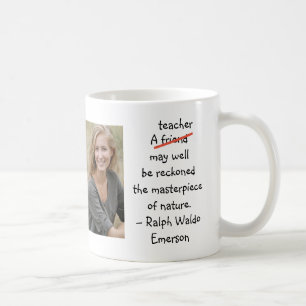 Teacher Masterpiece of Nature Quote 2 Photos Coffee Mug