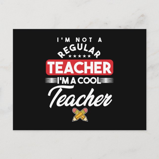 Teacher Mentor Educator Professor Profession Im No Postcard (Front)