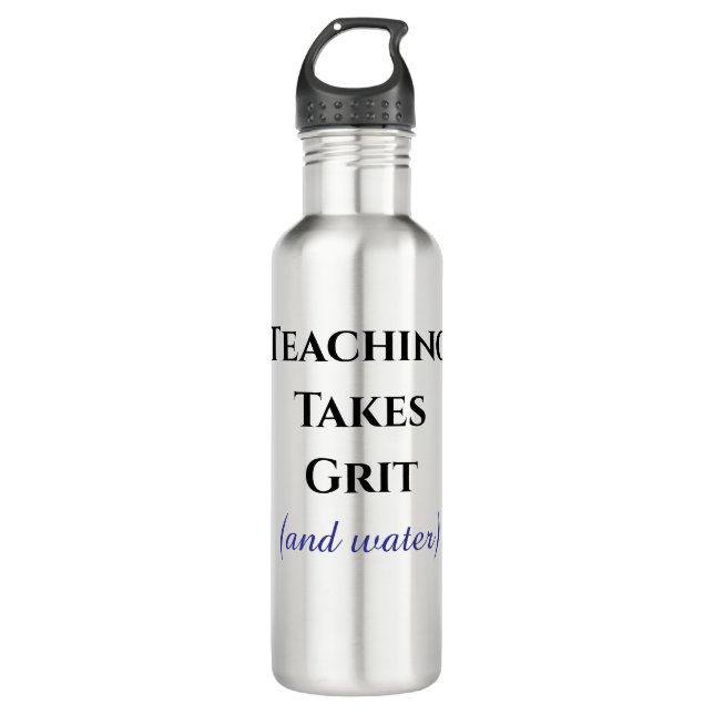 Teacher Motivation Quote Inspiration Stainless Steel Water Bottle (Front)