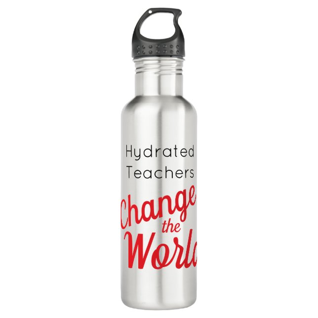 Teacher Motivation Quote Inspiration Stainless Steel Water Bottle (Front)