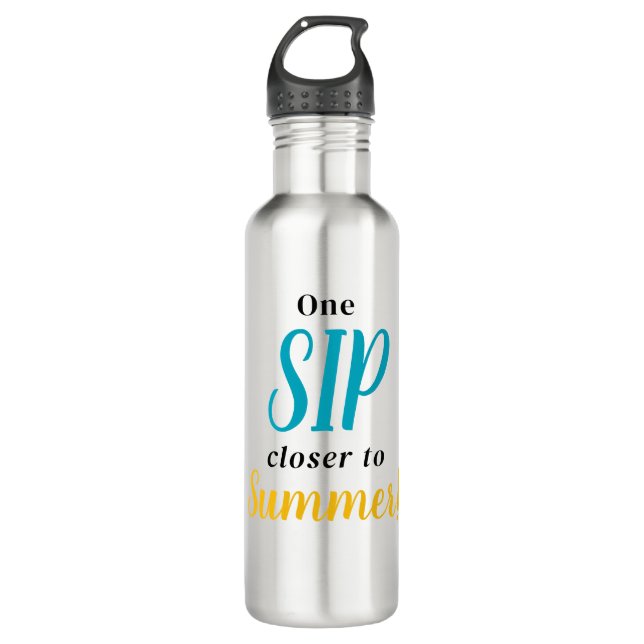 Teacher Motivation Quote Inspiration Stainless Steel Water Bottle (Front)