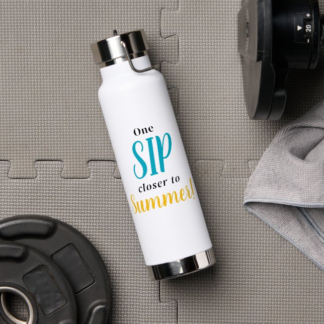 Teacher Motivation Quote Inspiration Water Bottle (Gym (Rotated))