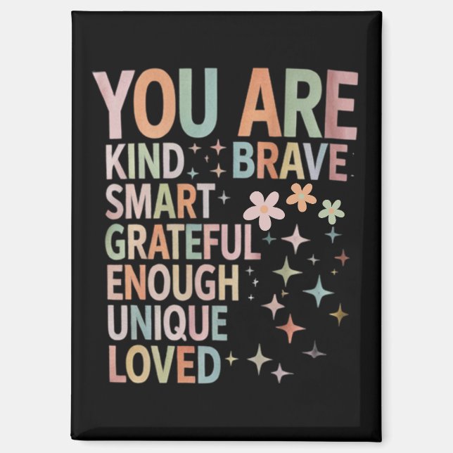 Teacher Motivational First Day Back to School Magnet (Front)