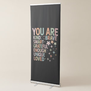 Teacher Motivational First Day Back to School Retractable Banner