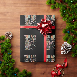 Teacher Motivational First Day Back to School Wrapping Paper