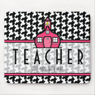 Teacher Mousepad - Houndstooth