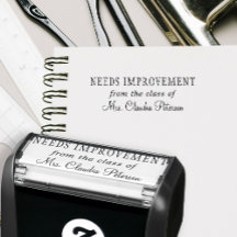 Teacher name personalized homework grading