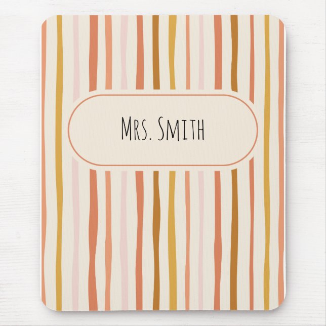 teacher notebook, personalized teacher gift, custo mouse pad (Front)