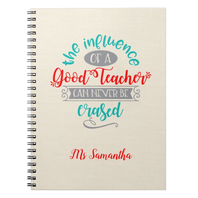 Teacher Notebooks - Inspirational Quotes (Front)