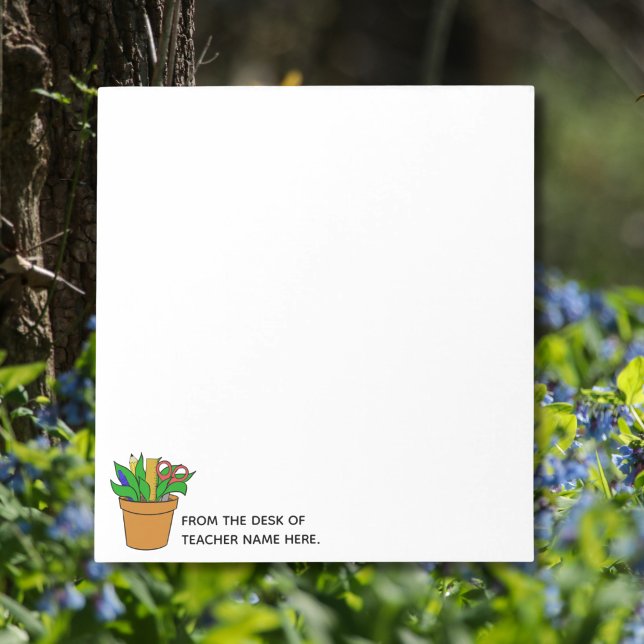 Teacher Notepad with Name Personalization  (Creator Uploaded)