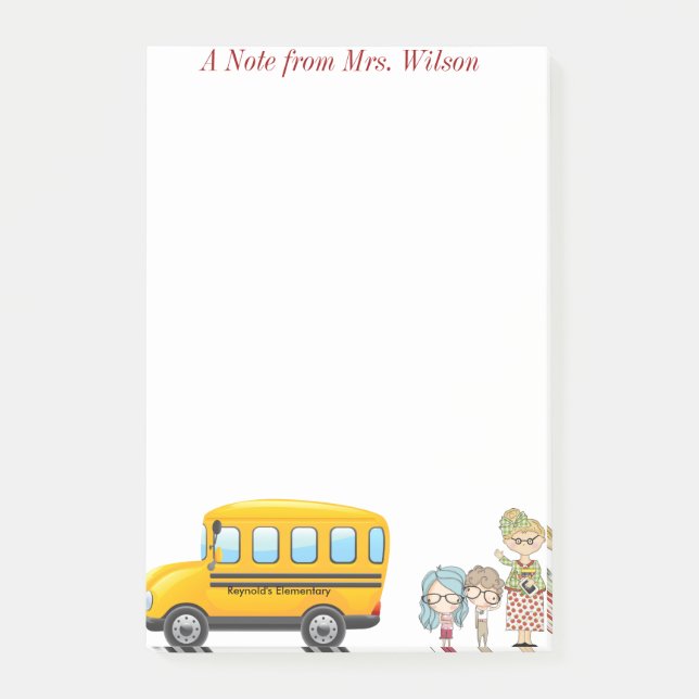 Teacher notes (personalized) (Front)