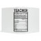 Teacher Nutritional Facts Mug