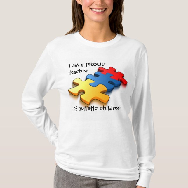 Teacher Of Autistic Children T-Shirt (Front)