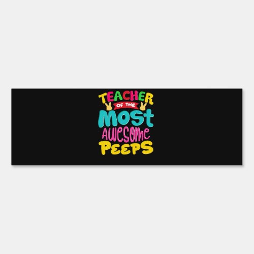Teacher of the most easter quotes t shirt design sign