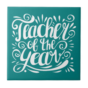 Teacher of the Year Ceramic Tile