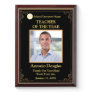 Teacher of the Year custom Photo | Golden frames Award Plaque