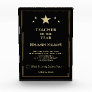 Teacher of the Year Gold Stars Logo Personalize  Photo Block