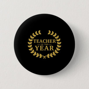 Teacher Of The Year - Greatest Ever Award Day Button