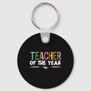 Teacher Of The Year Party Gift Teacher Appreciatio Keychain