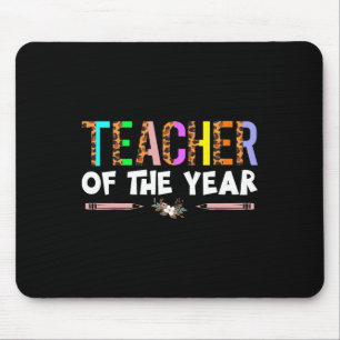Teacher Of The Year Party Gift Teacher Appreciatio Mouse Pad