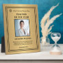 Teacher of the Year Photo Gold Award Personalize   Plaque