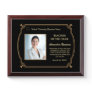 Teacher of the Year Photo Logo Gold Personalize Award Plaque