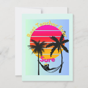 Teacher Of the Year: Sure Postcard
