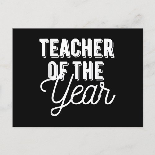 Teacher of the Year _ Teacher Gif Postcard