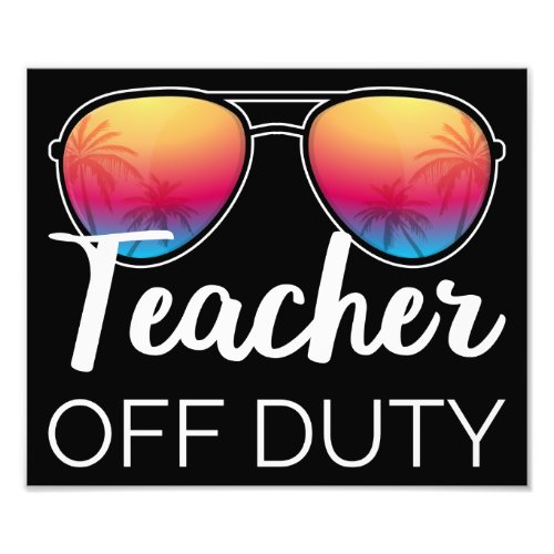 Teacher Off Duty I Photo Print