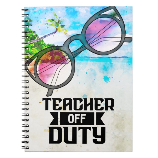 Teacher Off Duty Notebook (Front)