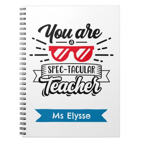 Teacher Office Gifts _ Funny Spectacular Teacher Notebook